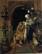 unknow artist, Arab or Arabic people and life. Orientalism oil paintings  405